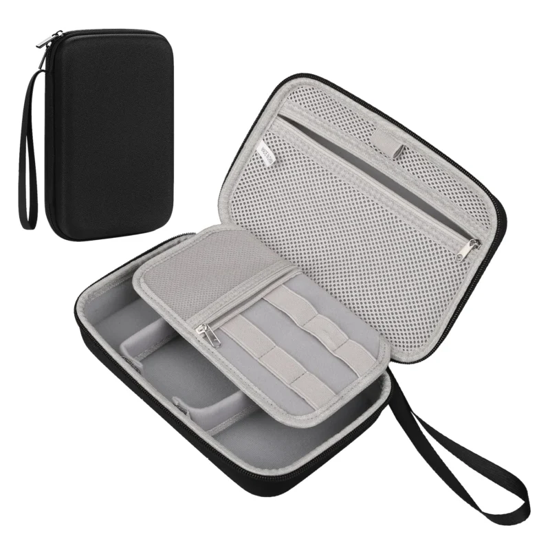 Cable Bag Organiser, Waterproof, Rigid Shell, Large Capacity