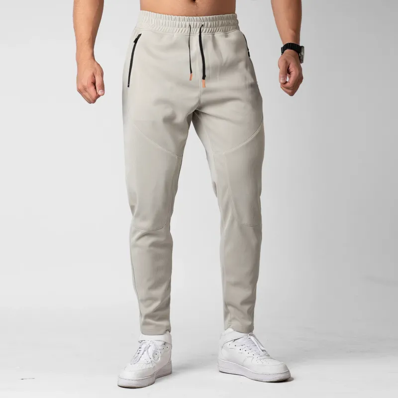 Herren Sportliche Jogginghose mit innovativer atmungsaktiver Struktur und praktischen Reißverschlusstaschen – Marzano