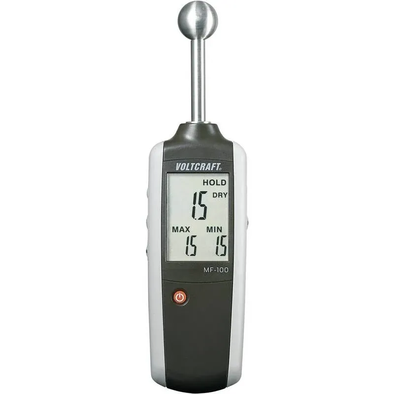 Voltcraft Materialfeuchteindikator MF-100 Feuchtigkeitsmesser Holz Baustoffe - 4016138567496