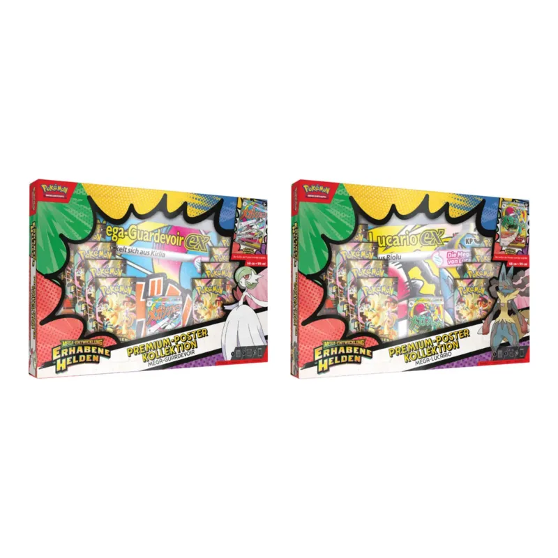 Produktbild Pokemon - Mega-Entwicklung Erhabene Helden Mystery Premium-Poster-Kollektion