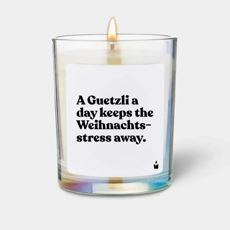 Duftkerze Rainbow Woody A Guetzli a day keeps the Weihnachtsstress away. von ChattyCandles